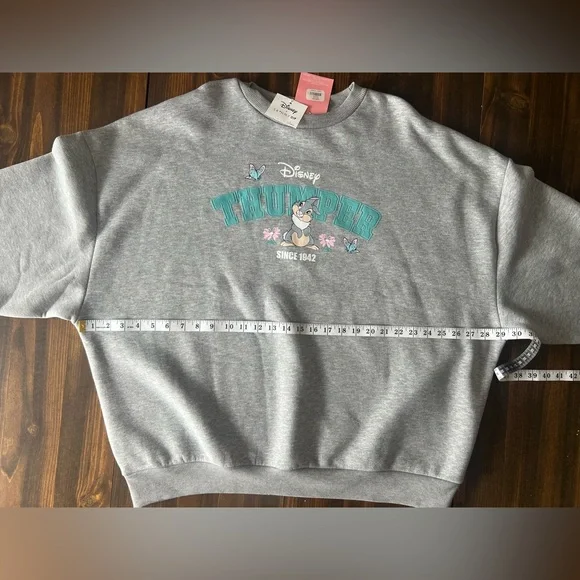 NEW Bambi Thumper Disney Sweatshirt XLarge - Picture 7 of 10
